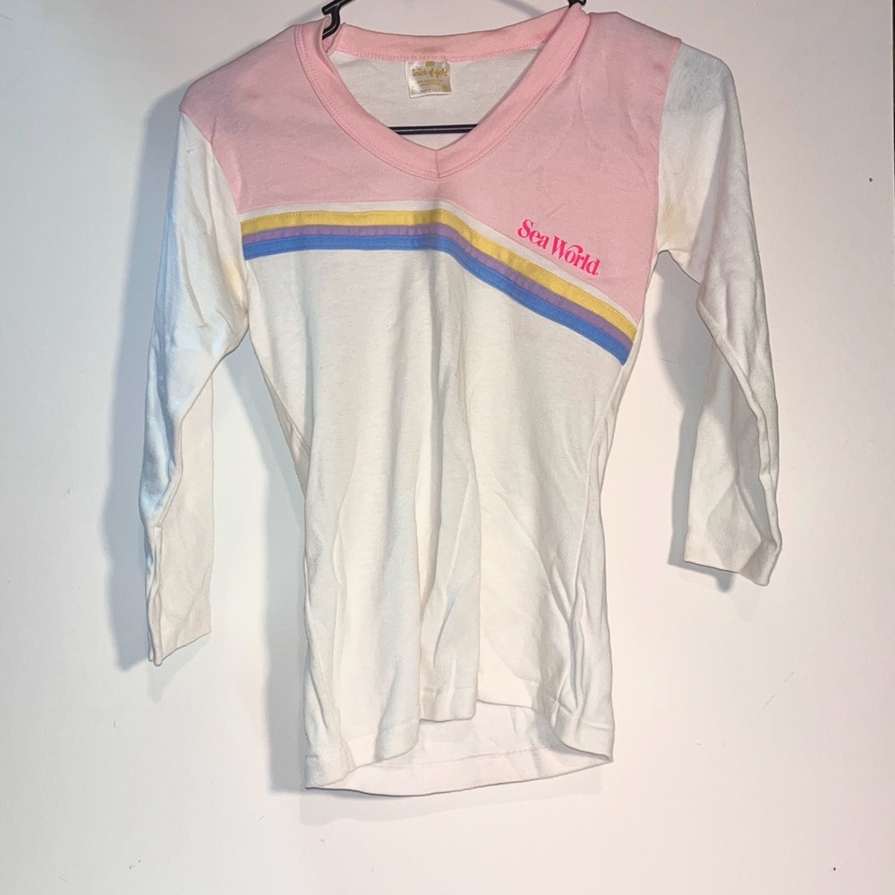 Vintage Women’s Sea World Set - Long Sleeve Shirt and shorts